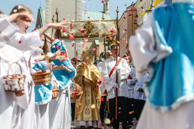 Ubiegłoroczna procesja Bożego Ciała w Rzeszowie.