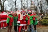 Parada Mikołajów na motocyklach w Rudniku nad Sanem dała wiele radości i słodyczy