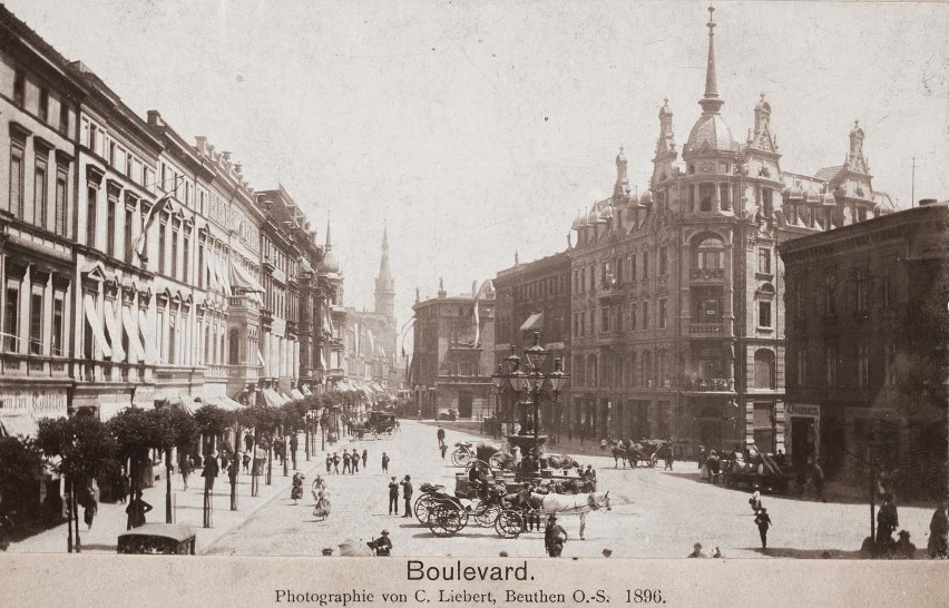 Boulevard (ob. pl. Tadeusza Kościuszki), 1890 r.
