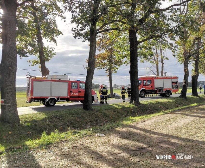 Na miejsce wysłano wszystkie służby - strażaków z Wolsztyna...