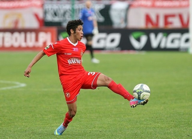 Alex Bruno zdobył gola dla rezerw Widzewa.