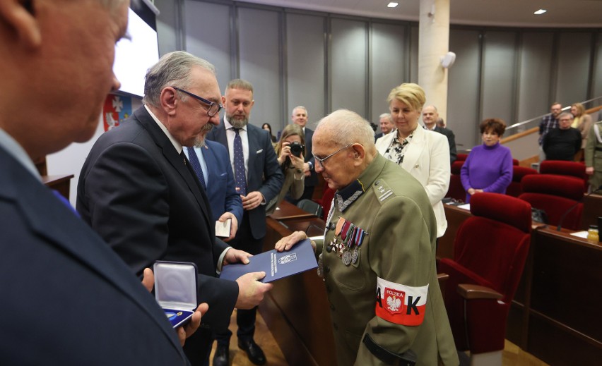 Stefan Michalczak, żołnierz AK, odznaczony medalem Zasłużony dla Województwa Podkarpackiego
