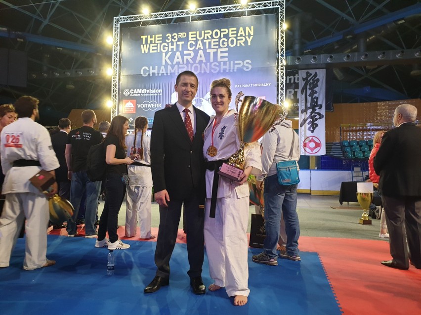 Lublinianka ze złotym medalem wagowych mistrzostw Europy w karate kyokushin 