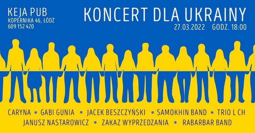 Dla Ukrainy !!! Wielki koncert charytatywny...