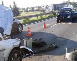 Wypadek na DK1 we Wrzosowej. Spore utrudnienia w kierunku Katowic