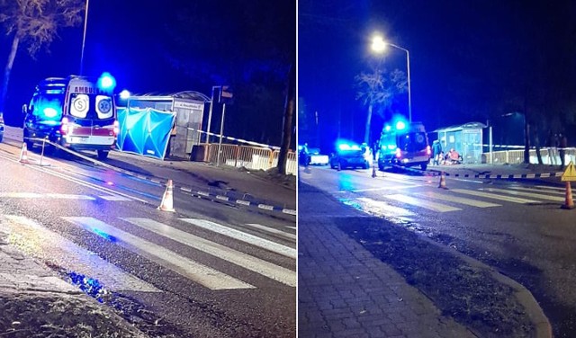 Tragiczny wypadek w Karlinie. Zginęła kobieta potrącona przez auto