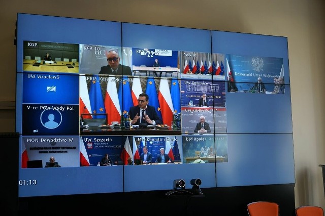 Posiedzenie Międzyresortowego Zespołu ds. Odry odbyło się pod przewodnictwem premiera Mateusza Morawieckiego.