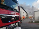 Ogromny pożar w Krojantach w pow. chojnickim. 30 zastępów strażaków na miejscu