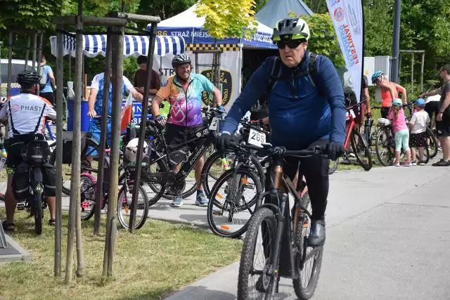 Festiwal Żelaznego Szlaku Rowerowego był przede wszystkim okazją do "wykręcenia" kolejnych kilometrów "żelazną" trasą rowerową.