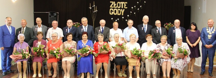 Złote Gody w Bliżynie. Przeżyli razem pół wieku, dostali medale (ZDJĘCIA) 