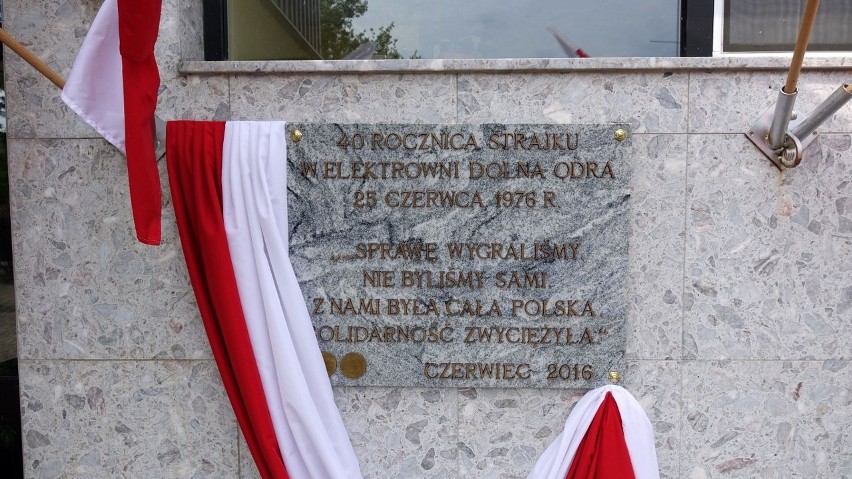 45. rocznica strajków Elektrowni Dolna Odra w Nowym...