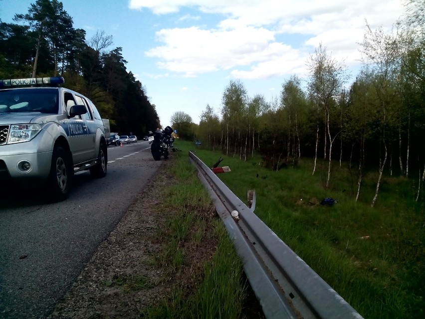 Śmiertelny wypadek motocyklisty w Pogorzelicach