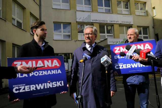 O potrzebach poznańskiej służby zdrowia kandydat na prezydenta Poznania opowiadał przez rozpoczęciem rady społecznej WCO.