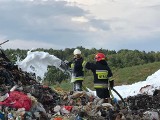 Pożar wysypiska śmieci w Myślenicach [ZDJĘCIA]  