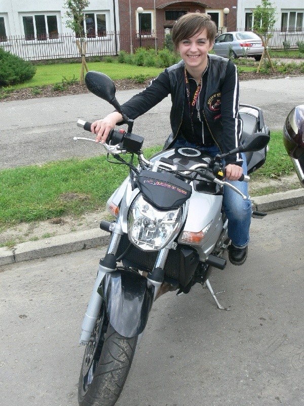 Patrycja Młodnicka ze Skarżyska jest założycielką i prezydentem pierwszego polskiego klubu motocyklowego dla pań Queens of Roads.