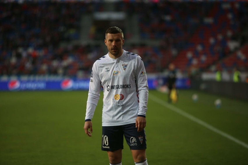Lukas Podolski gra w Górniku od ponad dwóch lat....