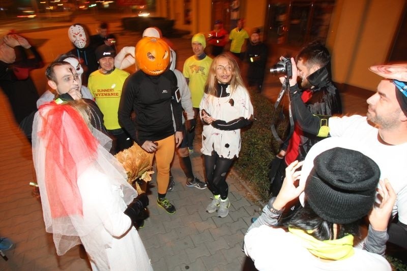Halloweenowe "szuranie" w Kielcach