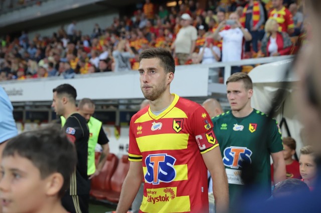 2019-08-17 bialystok taras romanczuk jagiellonia gornik zabrze ekstraklasa  fot wojciech wojtkielewicz kurier poranny / gazeta wspolczesna