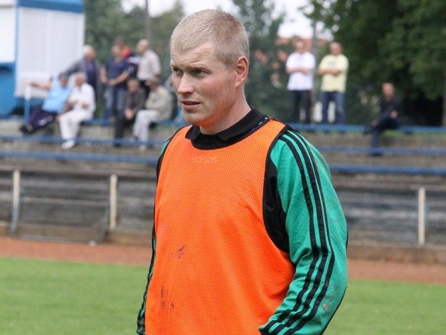 Bramkarz Sparty Piotr Wandzel skapitulował dwa razy.