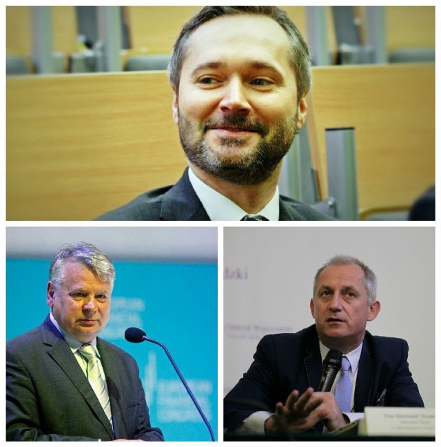 Trzej kandydaci na szefa pomorskiej PO: Jarosław Wałęsa, Bogdan Borusewicz i Sławomir Neumann