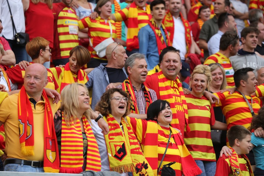 Jagiellonia Białystok - Lech Poznań 2:2. Kibice Jagiellonii...