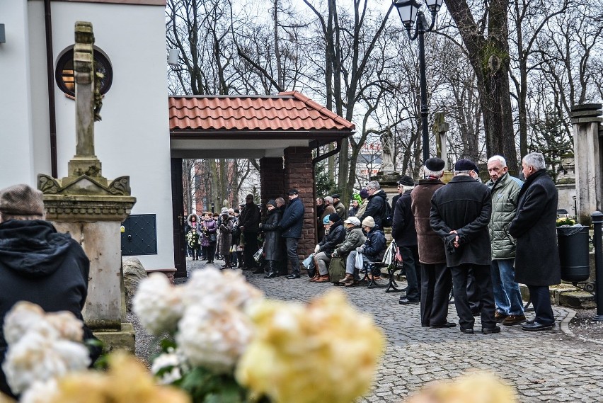 Pogrzeb Kazimierza Pawełka, byłego redaktora Kuriera...