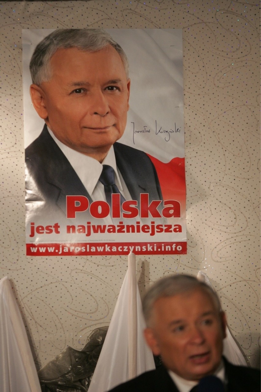 Jarosław Kaczyński w Sosnowcu 1 lipca 2010 określił Edwarda...