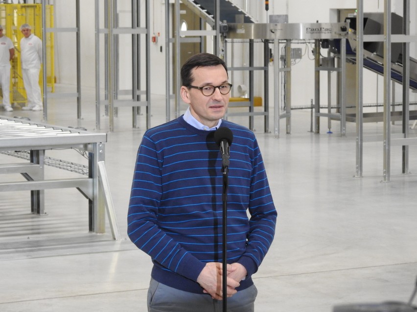 Premier Mateusz Morawiecki z wizytą w Podlaskiem. Odwiedził...