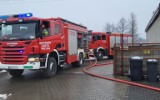 Pożar hali warsztatowej we wsi Długie. Na miejscu działało 9 zastępów straży pożarnej