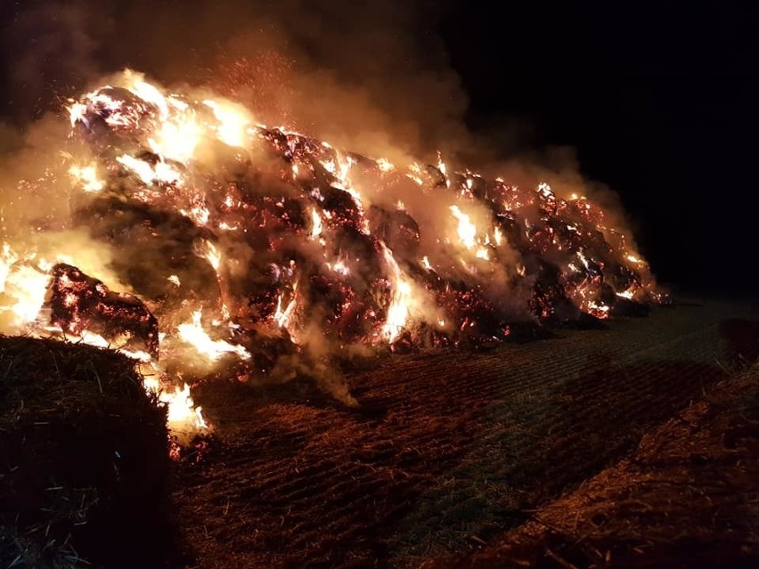 Tym razem spłonął stóg siana w miejscowości Bachorce. To już...