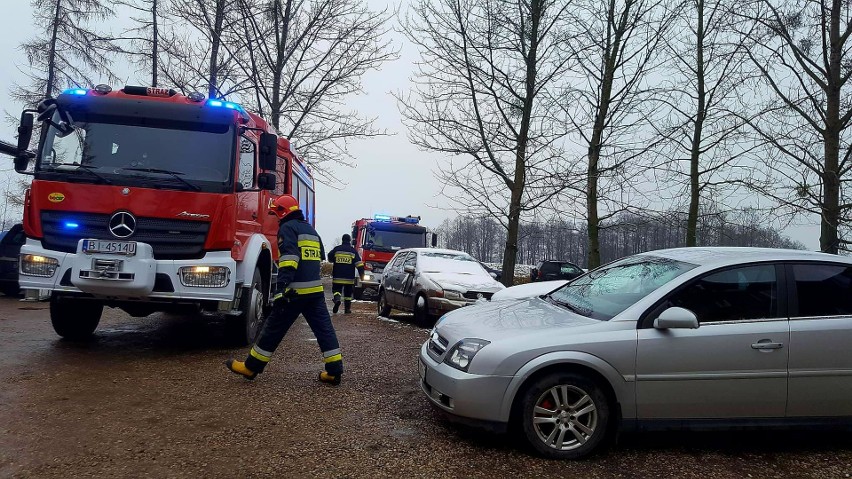 Na miejscu okazało się, że zapaliła się sadza w kominie. NA...