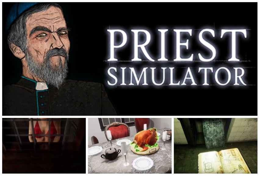 Priest Simulator: Zobacz na kolejnych slajdach elementy...