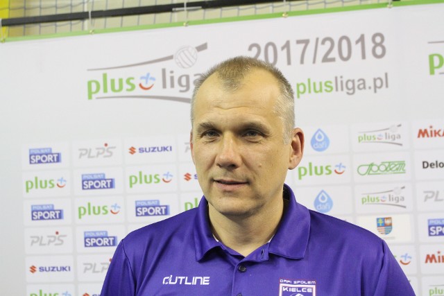 Trener Dariusz Daszkiewicz