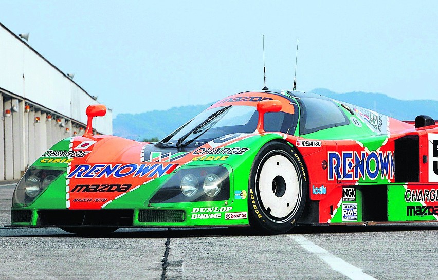 Mazda 787B wygrała w 1991 roku słynny wyścig w Le Mans, Fot:...