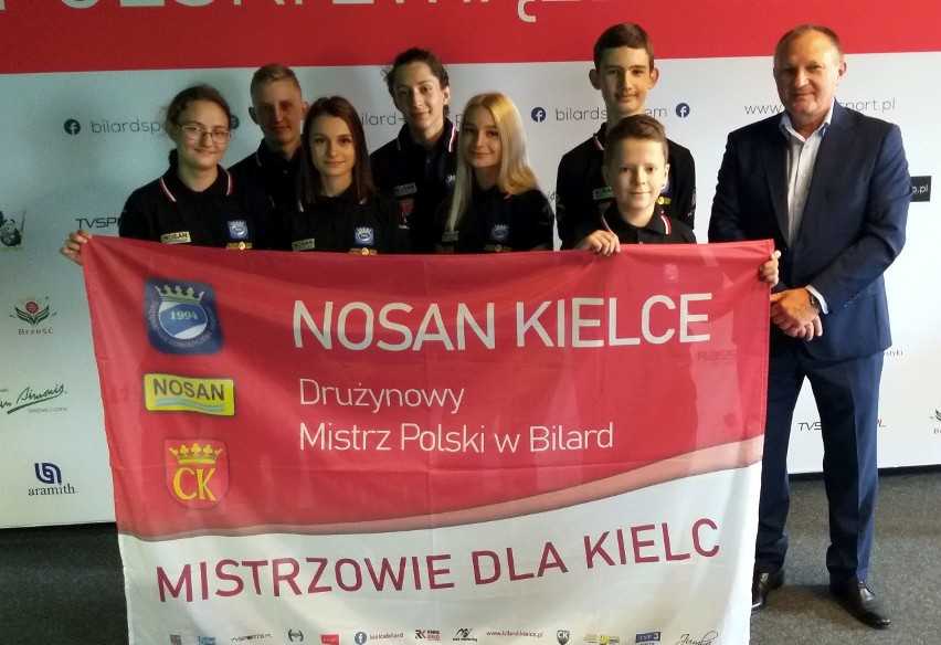 Kolejne sukcesy bilardzistów Nosanu Kielce i UKS Miłek Wiślica. Trzech zawodników powołanych do kadry narodowej juniorów [ZDJĘCIA]