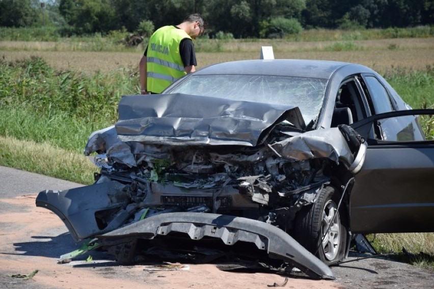 Nowy Dwór Gdański. Zderzenie osobówki z autobusem w sobotę 21.07.2018. Trasa nr 502 do Stegny była zablokowana