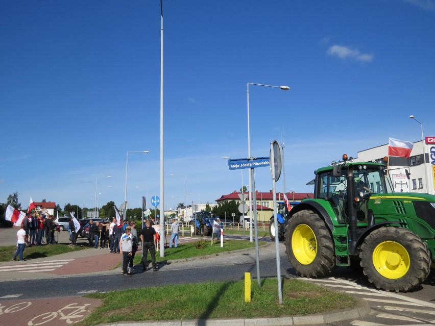 Protest rolników w Brodnicy (Kujawsko-Pomorskie) 25.08.2021