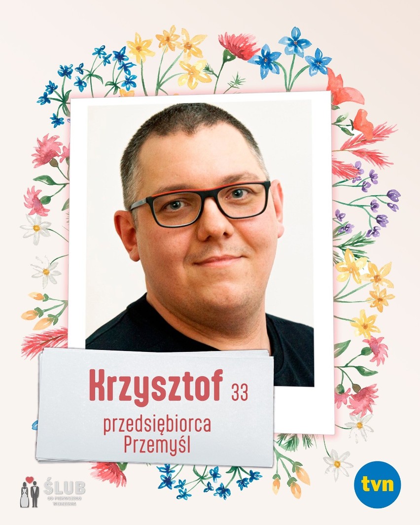 Krzysztof to 33-letni przedsiębiorca z Przemyśla.