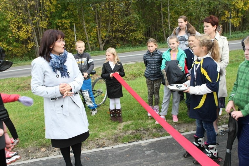 Nowa ścieżka rowerowa do Głobina...