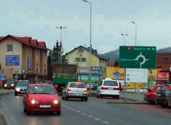 Zatłoczone centrum Węgierskiej Gorki