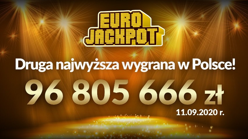 Wielka wygrana w Eurojackpot w Polsce.  96 805 666,90 zł!...