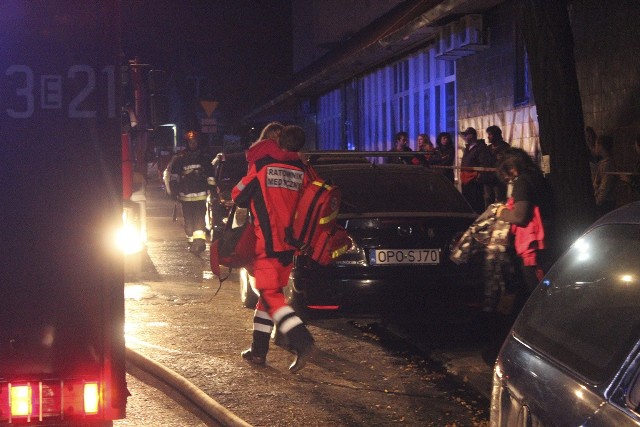 Pożar mieszkania w kamienicy przy Miedzianej 18 w Łodzi