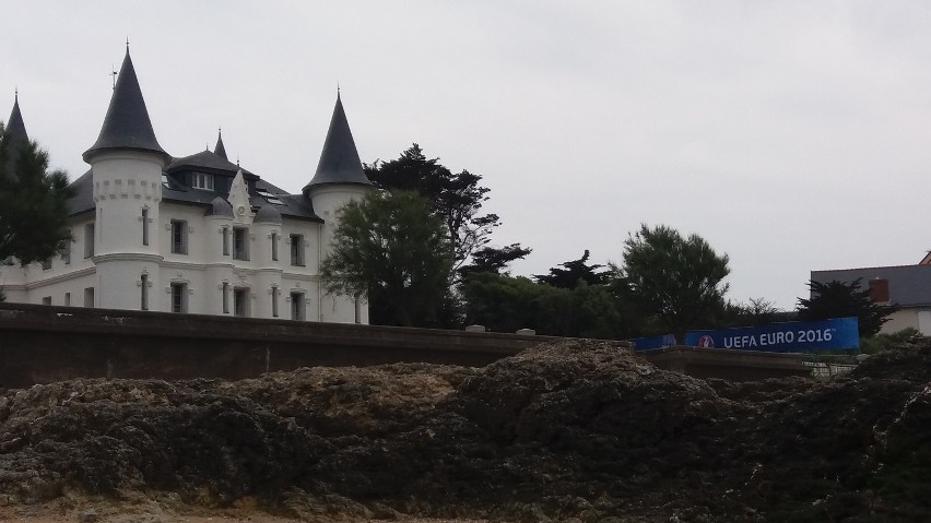Zamek w Pornichet - tu mieszkają Szwedzi