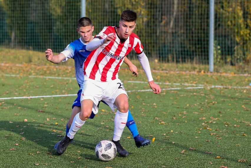 Cracovia. Zwycięstwo "Pasów" z UKS SMS Łódź w Centralnej Lidze Juniorów U-18 [ZDJĘCIA]