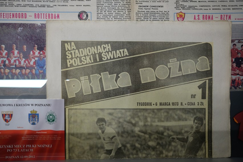 Wystawa "Historia Lecha i piłki nożnej". Do czwartku można oglądać na Morasku cenne zbiory z kolekcji Piotra Podolczaka [ZDJĘCIA]