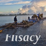 Album „Flisacy” ze zdjęciami z ulanowskimi flisakami