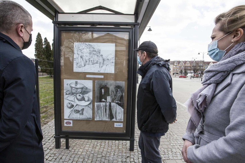 Takie piękne rysunki będą mogli podziwiać mieszkańcy Łap w...