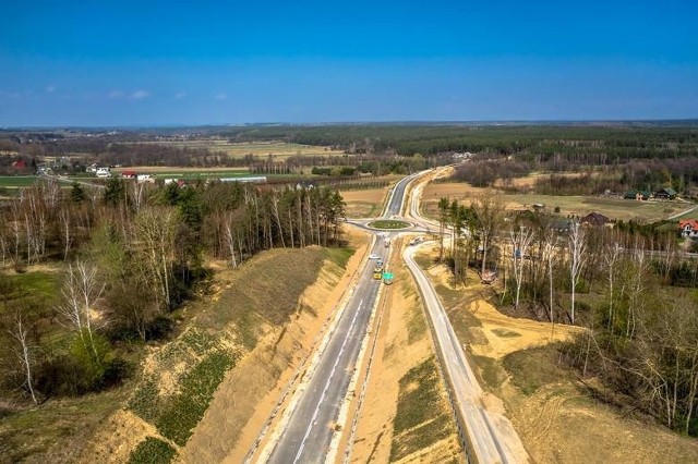 Budowa obwodnicy Staszowa, kwiecień 2019