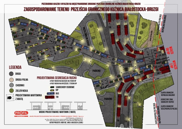 Wojewoda podlaski Bohdan Paszkowski podpisał we wtorek umowy na modernizację przejścia granicznego w Kuźnicy