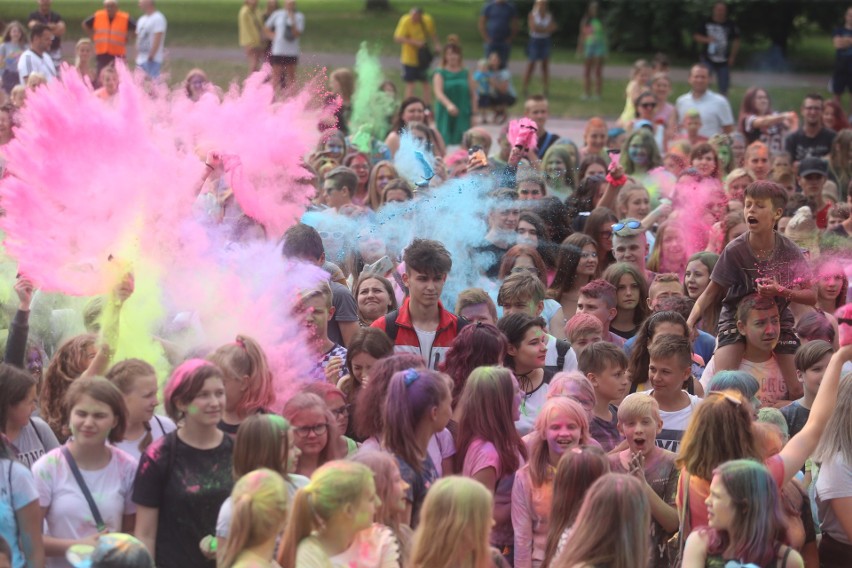 Eksplozja kolorów w Parku Sieleckim w Sosnowcu